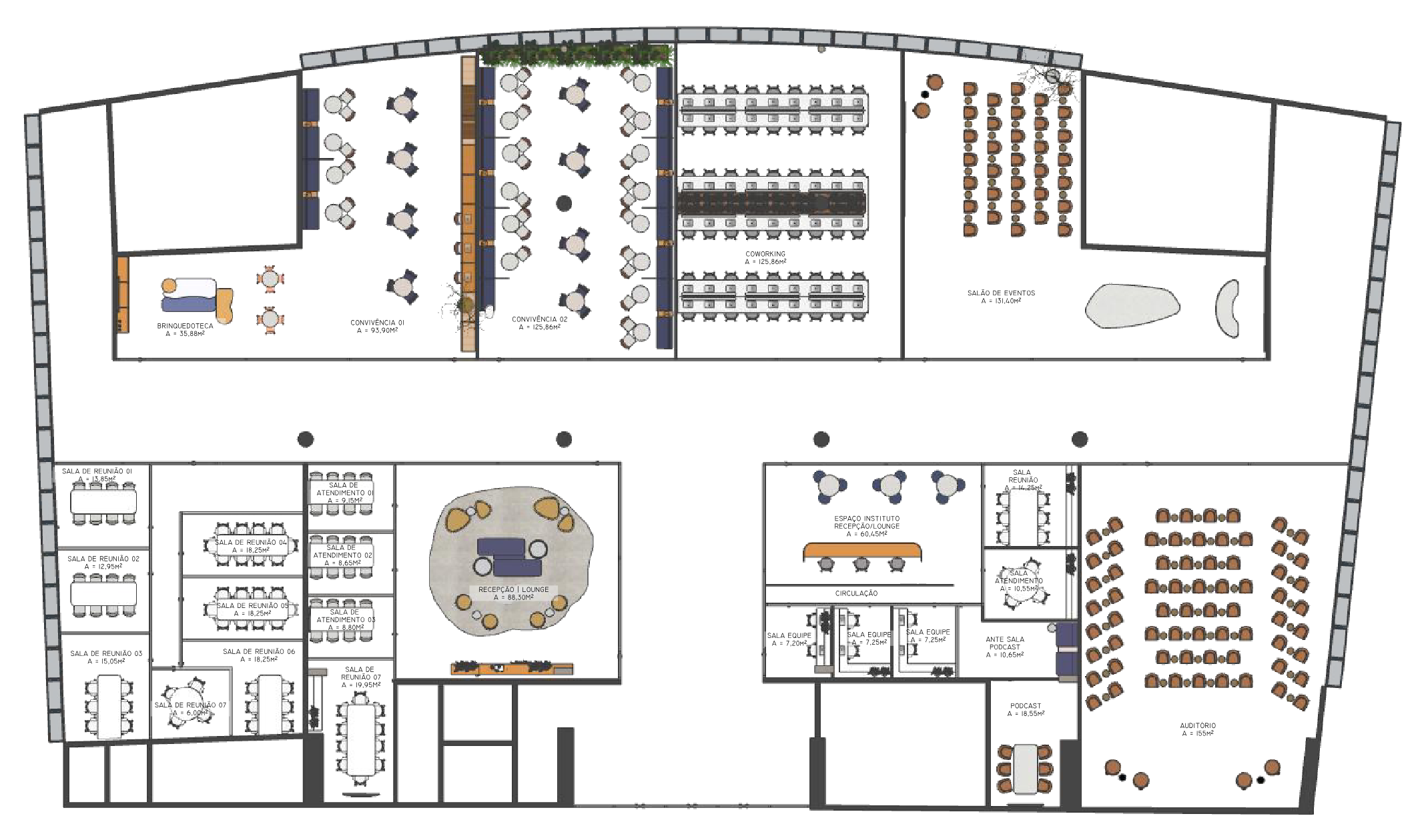 Planta do Hub